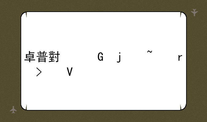 卓普小黑的基本参数