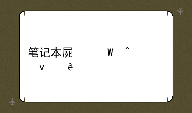 笔记本屏幕闪烁条纹
