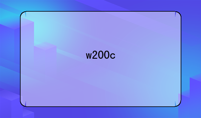 w200c